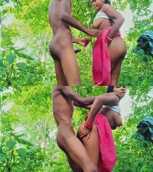 Amateur village aunty web porn nephew stand fucked outdoor HD