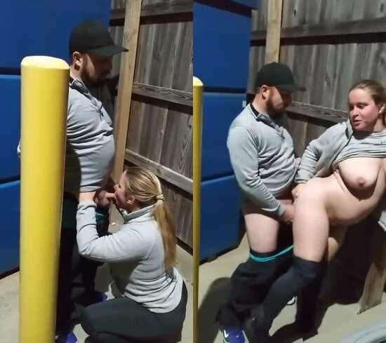 Couple caught fucking xnxx xx outside of work of coworker